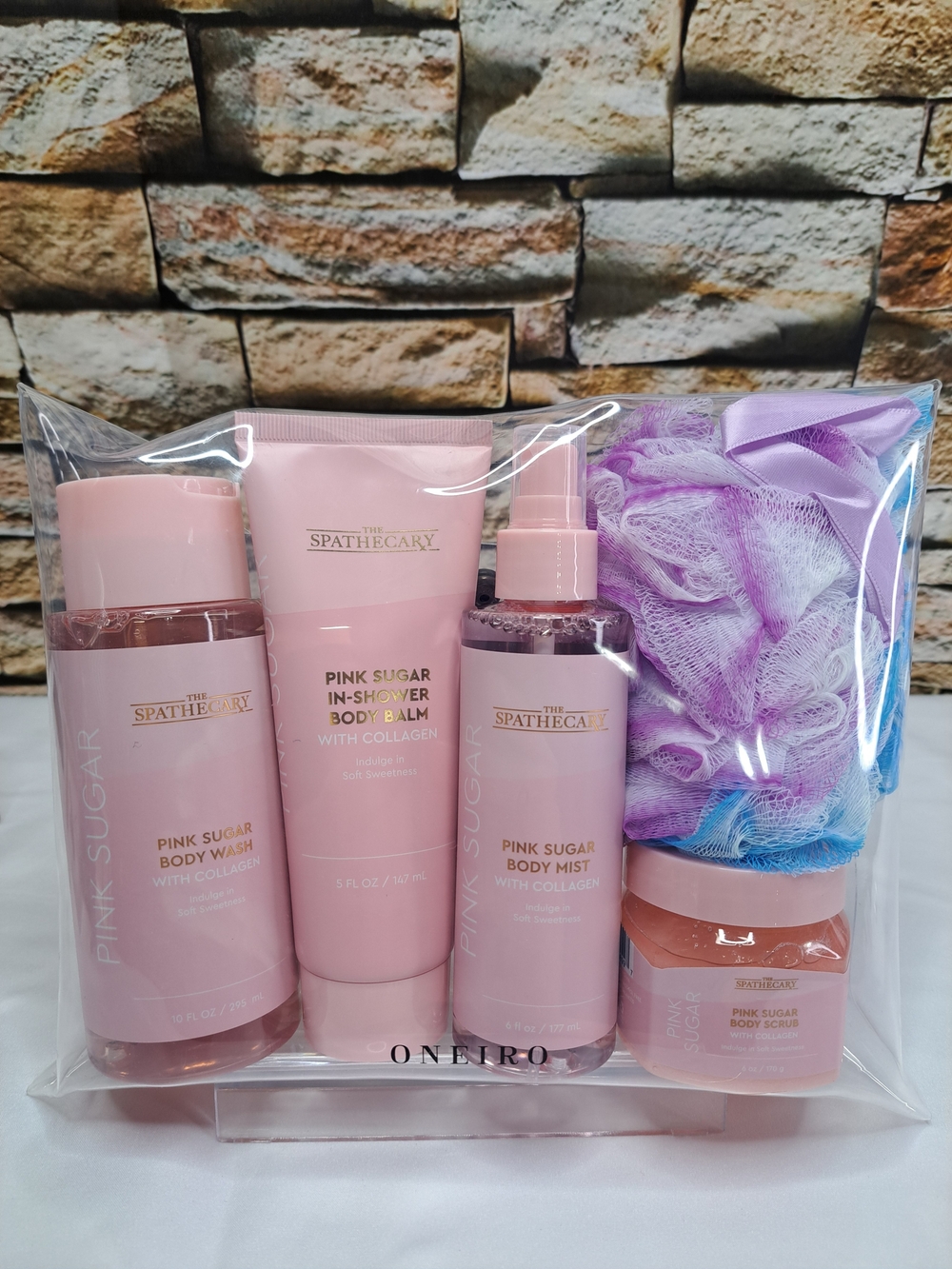 THE SPATHECARY 'PINK SUGAR' 5-PIECE BODY CARE GIFT SET